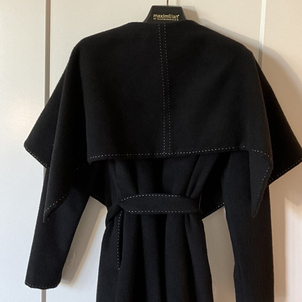 I am Idra Alta Moda baby alpaca blend wrap coat - Picture 5 of 7